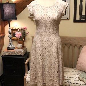 Altar’d State Lace Dress with Cap Sleeve